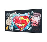 Grupo Erik DC Comics Superman Large Mouse Mat, Gaming Mouse Pad XXL - Gifts | 80 x 35 cm Water Resistant Non-Slip Desk Mat Large, Gaming Desk Accessories - Superman Gifts, Gamer Gifts under 20 Pounds