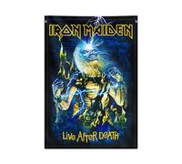 Iron Maiden Decorative Flag | 27.5 x 39.3 inches - 70 x 100 cm | Wall Tapestry - Wallscroll - Hanging scroll - Poster - Kakemono | Wall Decor