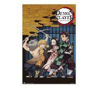 Grupo Erik Demon Slayer Drum House Poster - 36 x 24 in / 91.5 x 61 cm | Shipped Rolled Up - Cool Posters, Art Poster, Wall Posters & Prints | Demon Slayer Merch, Anime Gifts, Manga Wall Decor