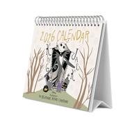 Grupo Erik Desk Calendar 2026 - Disney The Nightmare Before Christmas Calendar 2026 Calendar 2026 Month To View | Monthly Desk Planner, Desktop Gifts Under 10 Pounds | Nightmare Before Christmas Gifts