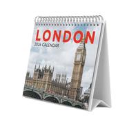 Grupo Erik Desk Calendar 2026 - London Calendar 2026 Month To View | Monthly Desk Planner, Desktop Gifts Under 10 Pounds | Travel Gifts For Friends