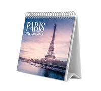 Grupo Erik Desk Calendar 2026 - Paris Calendar 2026 Month To View | Monthly Desk Planner, Desktop Gifts Under 10 Pounds | Travel Gifts For Friends