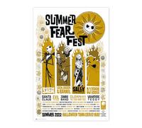 Grupo Erik Disney Nightmare Before Christmas Summer Fear Fest Poster - 36 x 24 inches / 91.5 x 61 cm - Shipped Rolled Up - Cool Posters - Art Poster - Posters & Prints - Wall Posters
