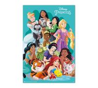 Grupo Erik Disney Princesses & Pets Poster - 36 x 24 in / 91.5 x 61 cm