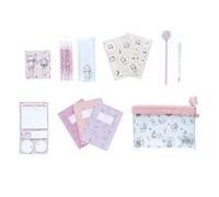 Grupo Erik Disney Stationery Set - The Aristocats Cat Gifts, Merchandise | Pencil Case with A6 Notebooks, Highlighters, Sticky Notes, Paper Clips, Stickers, Pen, Pencil | Disney Cute Stationary Gifts