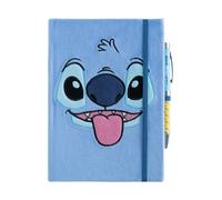 Grupo Erik A5 Notebook & Pen Set - Disney Stitch Stationery | Projector Pen & Plush Cover, Bullet Journal Dotted Note Book, Dotted Notebook A5 Sketchbook | Stitch Gifts, Disney Gifts Under 15 Pounds