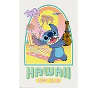 Grupo Erik Disney Stitch Hawaii Club Surf Poster - 36 x 24 inches / 91.5 x 61 cm - Shipped Rolled Up - Cool Posters - Art Poster - Posters & Prints - Wall Posters