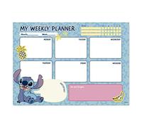 Grupo Erik Weekly Planner A4 - Disney Stitch Stationery | Daily Planner Family, Desk Calendar, 54 Tear Off Pages Notepad | Stitch Gifts, Stitch Merchandise