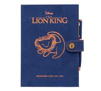Grupo Erik Disney The Lion King A5 Notebook & Pen Set - Gifts, Merch | Squared Paper Note Book, Squared Notebook A5 Sketchbook | Disney Gifts under 15 Pounds, Merchandise, Stationery Gifts