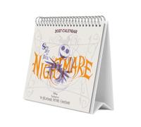 Grupo Erik Disney The Nightmare Before Christmas Desk Calendar 2027 UK | Official Nightmare Before Christmas Calendar 2027 | 12 Month Desktop Calendar 2027 Month to View, Weekly Desk Planner | Gifts