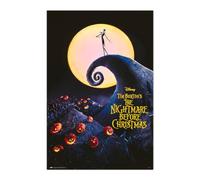 Grupo Erik Poster Disney The Nightmare Before Christmas 36 x 24 in (91.5 x 61 cm) Rolled Up Black
