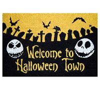 Nightmare Before Christmas Halloween Town Door Mat