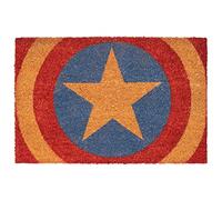 Grupo Erik Door Mat - Marvel Captain America Gifts | 15.7 x 23.6 inches - 40 x 60 cm Coco Coir, Coconut Coir, Indoor & Outdoor Door Mat | Marvel Gifts For Men