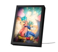 Grupo Erik Dragon Ball Super Mood Light Framed Prints - Manga Gifts, Merch | 7.9 x 11 x 2 in - 20 x 28 x 5 cm, LED Framed Art Prints, LED Desk Lamp - Dragon Ball Gifts, Merchandise