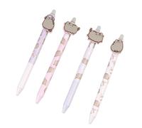 Grupo Erik Erasable Pens Blue - Pusheen Cat Stationery Supplies | Gel Pen Set Of 4 Blue Pens, Back To School Supplies, Erasable Pen Stationery Set | Pusheen Gifts For Cat Lovers