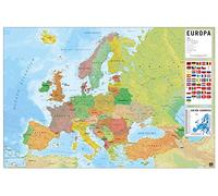 Grupo Erik Physical Political Map of Europe ES Poster - 36 x 24 inches / 91.5 x 61 cm - Shipped Rolled Up - Cool Posters - Posters & Prints - Wall Posters