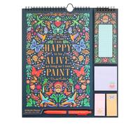 Grupo Erik Frida Kahlo Wall Planner 2025 | Monthly Planner 16 Months Sep 2024 - Dec 2025 | 11.8 x 13.4 inches - 30 x 34 cm | With Stickers/Pen/Shopping List | Frida Kahlo Calendar 2025