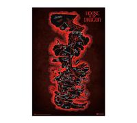 Grupo Erik Game of Thrones House of the Dragon Map of Westeros Poster - 36 x 24 inches / 91.5 x 61 cm - Shipped Rolled Up - Cool Posters - Art Poster - Posters & Prints - Wall Posters
