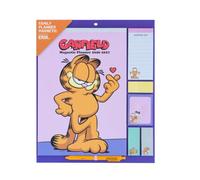 Grupo Erik Magnetic Calendar For Fridge 2027 - Garfield Gifts for Family | Family Planner Calendar 2027 with Stickers, Pen, Shopping List, Sticky Notes | Magnetic Planner 16 Months Sep 2026 - Dec 2027