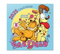 Grupo Erik Garfield Wall Calendar 2025 | 12" x 12" Square Calendar 2025, Wall Planner 2025, Family Planner Calendar 2025 | Garfield Calendar 2025, Garfield Gifts