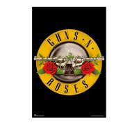 Grupo Erik Guns N' Roses Poster - 36 x 24 in / 91.5 x 61 cm, Music Gifts | Shipped Rolled Up - Cool Posters, Art Poster, Wall Posters & Prints | Guns N Roses Merchandise, Music Art Gifts, Wall Decor
