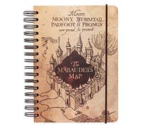 Grupo Erik Harry Potter A5 Notebook Hardback - Stationery Supplies, Gifts | Bullet Journal, Dotted Notebook A5 Sketchbook | Marauders Map Harry Potter Gifts under 10 Pounds, Merch, Stationery Gifts
