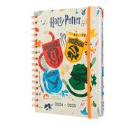 Grupo Erik Harry Potter Diary 2024-2025 | Back To School 12 Months A5 Academic Diary 2024-2025 Week To View | August 2024 - July 2025 | Mid Year Diary 2024-2025 With Stickers | Harry Potter Gifts