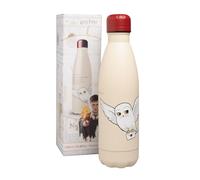 Grupo Erik Harry Potter Metal Water Bottle 500ml / 17oz - Hedwig | Hot and Cold Water Bottle, Thermos Flask, Stainless Steel Water Bottle, Travel Bottles, Gym Bottle | Harry Potter Gifts