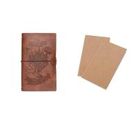Grupo Erik Harry Potter Travel Journal With Extra Refill - PU Leather Journal No