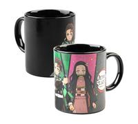 Grupo Erik Heat Changing Mug - Demon Slayer Manga | 12.3 oz - 350 ml Coffee Mug Tea, Cool Mugs and Cups | Anime Gifts Under 15 Pounds, Demon Slayer Merch