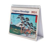 Grupo Erik Hiroshige Desk Calendar 2024 | Desktop Calendar 2024 | 8 x 7 inches - 20 x 17 cm | Japanese Calendar 2024 | 12 Month 2024 Planner | Art Calendar 2024 | Japanese Gifts