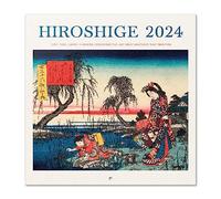 Grupo Erik Hiroshige Wall Calendar 2024 12" x 12" | 12 Month Planner | Square Wall Calendar 2024 | Family Planner Calendar 2024 | Japanese Calendar 2024 | Japanese Gifts