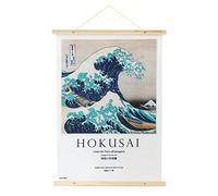 Grupo Erik Hokusai Wallscroll 50 x 70 cm - Japanese Art Gifts | 19.7 x 27.6 in Hanging scroll, Poster, Kakemono, Wall Decor | The Great Wave off Kanagawa, Japanese Wall Art