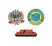 Grupo Erik Set of 3 Patches - My Hero Academia | Iron On Patches, Sew On Patches, Embroidery Patches, Applique Patches, Patches for Clothing, Patches for Backpacks | My Hero Academia Manga