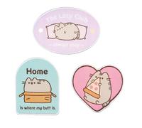 Grupo Erik Set of 3 Patches - Pusheen Merchandise | Iron On Patches, Sew On Patches, Applique Patches for Clothing, Embroidery Patches for Backpacks | Pusheen Gifts for Cat Lovers
