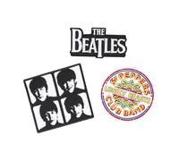 Grupo Erik Iron On Patches for Clothing - The Beatles Merchandise | 3 Sew On Patches for Clothing & for Backpacks, Backpack Accessories | The Beatles Gifts Under 15 Pounds