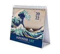 Grupo Erik,Japanese Art Blue,CS22018 Official Japanese Art Calendar 2022 - Desktop Calendar 2022 Japan Desk Calendar 2022-12 Month 2022 Planner