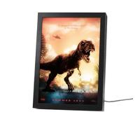 Grupo Erik Jurassic Park Mood Light Framed Prints - Merchandise, Gifts | 7.9 x 11 x 2 in - 20 x 28 x 5 cm, LED Framed Art Prints, LED Desk Lamp - Jurassic Park Gifts, Merch