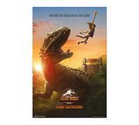 Grupo Erik Jurassic World Camp Cretaceus Poster - 36 x 24 inches / 91.5 x 61 cm - Jurassic Park Poster - Shipped Rolled Up - Art Poster - Posters & Prints - Wall Posters