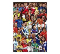 Grupo Erik Legendary Footballers Poster - 36 x 24 inches / 91.5 x 61 cm - Shipped Rolled Up - Cool Posters - Art Poster - Posters & Prints - Wall Posters