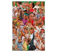 Grupo Erik Legendary Tennis Players Poster - 36 x 24 inches / 91.5 x 61 cm - Shipped Rolled Up - Cool Posters - Art Poster - Posters & Prints - Wall Posters