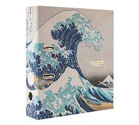 Grupo Erik Lever Arch File - Japanese Art | File Organiser 11 x 12.6 inches - 28 x 32 cm Folders for Paperwork A4, Ring Binder A4 | Japanese Gifts, Japanese Stationery