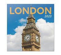 Grupo Erik London Wall Calendar 2023 12' X 12' FSC| 12 Month Planner | Square Wall Calendar 2023 | Family Planner Calendar 2023 | Travel Calendar 2023 | + 4 Bonus Months