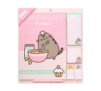 Grupo Erik Magnetic Planner For Fridge - Pusheen Gifts For Family | Magnetic Calendar With Stickers, Pen, Shopping List, Sticky Notes | Family Planner 2026 16 Months Sep 2025 - Dec 2026