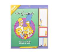 Grupo Erik Magnetic Planner For Fridge - The Simpsons Gifts For Family | Magnetic Calendar With Stickers, Pen, Shopping List, Sticky Notes | Family Planner 2026 16 Months Sep 2025 - Dec 2026