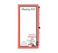 Grupo Erik Magnetic Shopping List Pad For Fridge - Disney Mickey Mouse Gifts | 4 x 8 inches - 10 x 21 cm - 65 Tear Off Sheets, Magnetic Notepad For Fridge | Cute Stationery Gifts