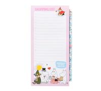 Grupo Erik Magnetic Shopping List Pad For Fridge - Moomins Gifts | 4 x 8 inches - 10 x 21 cm - 65 Tear Off Sheets, Magnetic Notepad For Fridge | Cute Stationery Gifts