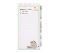 Grupo Erik Pusheen Magnetic Organiser | Magnetic Shopping List | 4 x 8 inches - 10 x 21 cm | Magnetic Notepad | Magnetic Fridge Notepad | Pusheen Gifts | Pusheen Cat