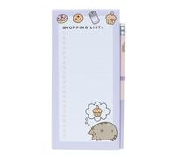 Grupo Erik Pusheen Magnetic Organiser | Magnetic Shopping List | 4 x 8 inches - 10 x 21 cm | Magnetic Notepad | Magnetic Fridge Notepad | Pusheen Gifts | Pusheen Cat
