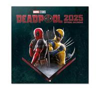 Grupo Erik Marvel Deadpool Wall Calendar 2025 | 12" x 12" Square Calendar 2025, Wall Planner 2025, Family Planner Calendar 2025 | Deadpool Calendar 2025, Marvel Calendar 2025